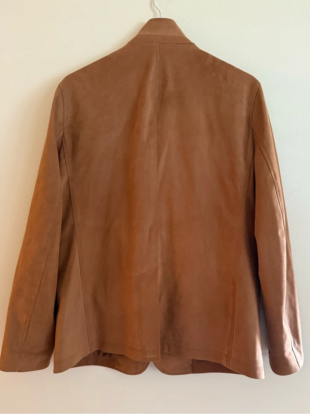 Joseph Abboud | Men's Modern Fit Faux Suede Field Jacket Blazer Tan | Size M
